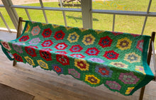 Load image into Gallery viewer, Grandmother's Flower Garden Quilt TOP