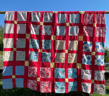 Load image into Gallery viewer, Cross in the Square Quilt TOP