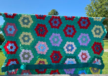Load image into Gallery viewer, Grandmother's Flower Garden Quilt TOP
