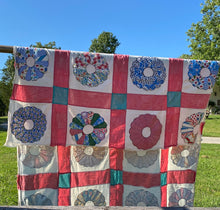 Load image into Gallery viewer, Dresden Plate Quilt TOP