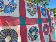 Load image into Gallery viewer, Dresden Plate Quilt TOP