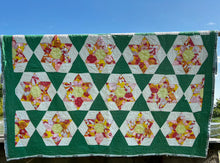 Load image into Gallery viewer, Flower Garden Block Quilt