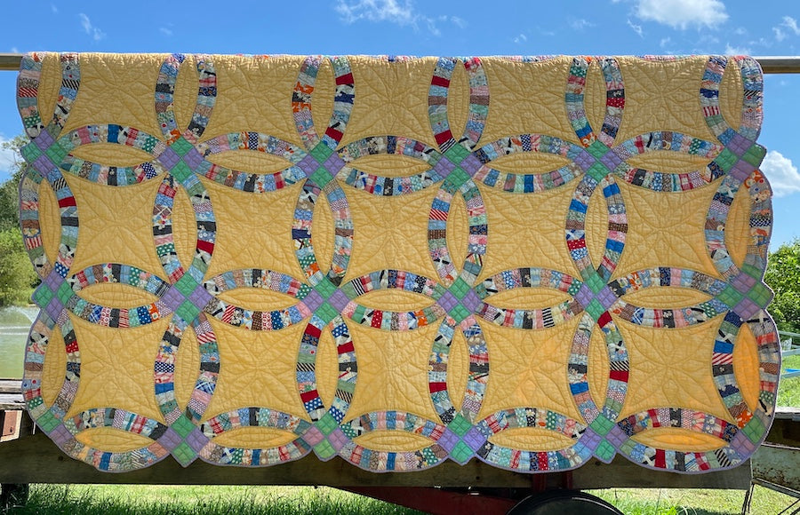 Double wedding Ring Quilt
