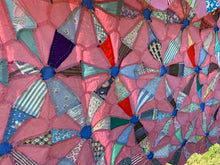 Load image into Gallery viewer, Pink Endless Chain Quilt TOP
