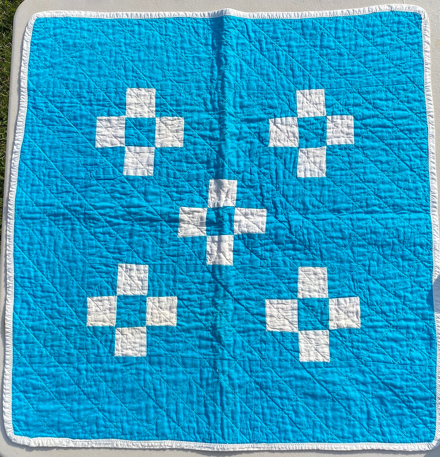 Nine Patch (Baby Quilt) Quilt