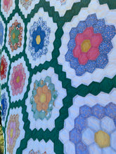 Load image into Gallery viewer, Grandmother&#39;s Flower Garden Quilt
