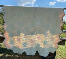 Load image into Gallery viewer, Grand Mother&#39;s Flower Garden Quilt (Autumn colors)
