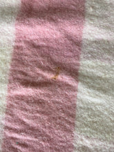 Load image into Gallery viewer, Pink and Cream Wool Camp Blanket
