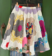 Load image into Gallery viewer, Quilt Top Skirt - Flower Garden (S-M)
